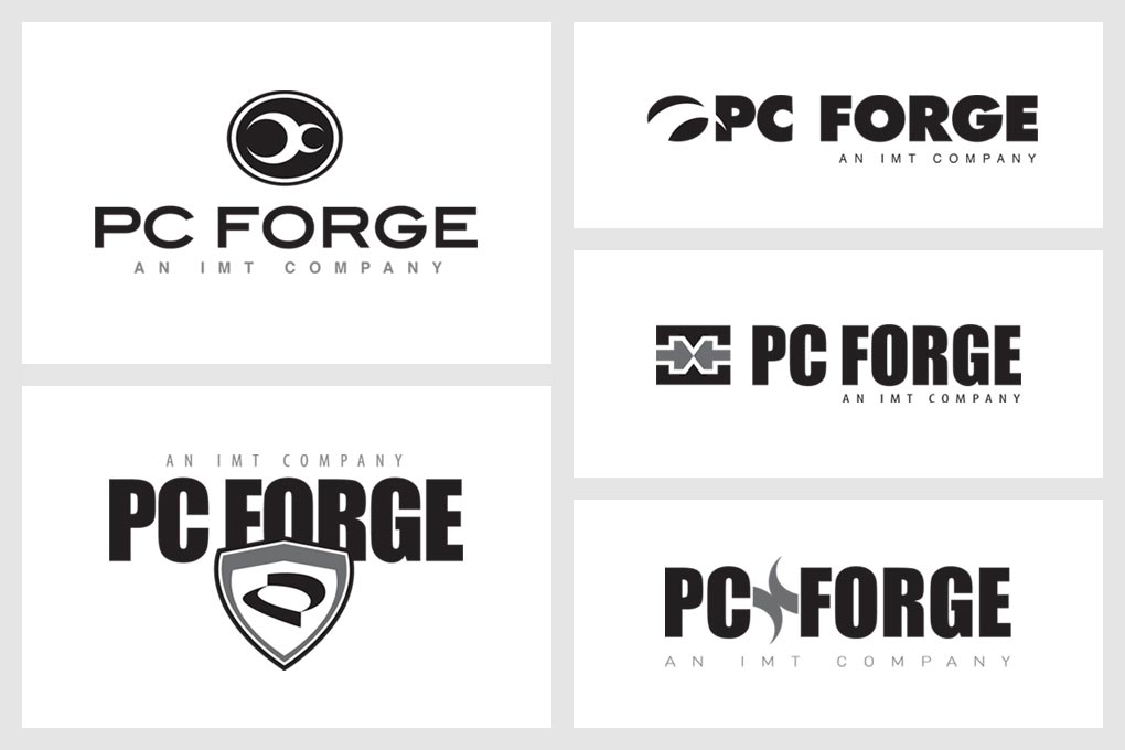 Logo concepts for PC Forge